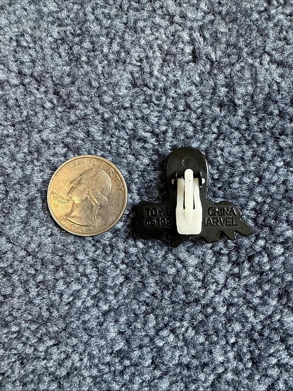 Spider-Man Animated Marvel Mini Clip Pin, 1994 Toy Biz Inc.